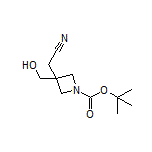 2-[1-Boc-3-(hydroxymethyl)azetidin-3-yl]acetonitrile