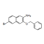 3-(Benzyloxy)-6-bromonaphthalen-2-amine