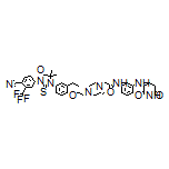 2-[(R)-4-[2-[4-[3-[4-Cyano-3-(trifluoromethyl)phenyl]-5,5-dimethyl-4-oxo-2-thioxoimidazolidin-1-yl]-2-ethylphenoxy]ethyl]-2-methyl-1-piperazinyl]-N-[3-[(2,6-dioxo-3-piperidyl)amino]phenyl]acetamide