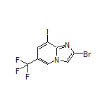 2-Bromo-8-iodo-6-(trifluoromethyl)imidazo[1,2-a]pyridine