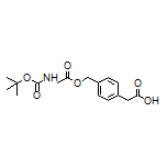 2-[4-[[2-(Boc-amino)acetoxy]methyl]phenyl]acetic Acid