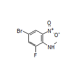 4-Bromo-2-fluoro-N-methyl-6-nitroaniline