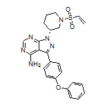 (R)-3-(4-Phenoxyphenyl)-1-[1-(vinylsulfonyl)-3-piperidyl]-1H-pyrazolo[3,4-d]pyrimidin-4-amine