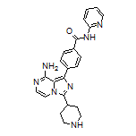 4-[8-Amino-3-(4-piperidyl)imidazo[1,5-a]pyrazin-1-yl]-N-(2-pyridyl)benzamide