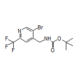 N-Boc-1-[5-bromo-2-(trifluoromethyl)pyridin-4-yl]methanamine