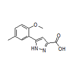 5-(2-Methoxy-5-methylphenyl)-1H-pyrazole-3-carboxylic Acid
