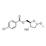 [(2R,3S)-3-Hydroxy-5-methoxytetrahydrofuran-2-yl]methyl 4-Chlorobenzoate