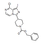 3-(1-Cbz-piperidin-4-yl)-8-chloro-1-iodoimidazo[1,5-a]pyrazine