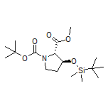 Methyl (2S,3S)-1-Boc-3-[(tert-butyldimethylsilyl)oxy]pyrrolidine-2-carboxylate