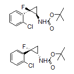 trans-(1S,2S)-N-Boc-2-(2-chlorophenyl)-2-fluorocyclopropanamine