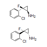 trans-(1S,2S)-2-(2-Chlorophenyl)-2-fluorocyclopropanamine