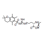 (S)-2-Acetamido-5-[3-[(2,2,5,7,8-pentamethylchroman-6-yl)sulfonyl]guanidino]pentanoic Acid