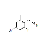 4-Bromo-2-fluoro-6-methylphenylacetonitrile