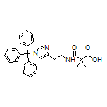 2,2-Dimethyl-3-oxo-3-[[2-(1-trityl-1H-imidazol-4-yl)ethyl]amino]propanoic Acid