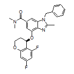 (R)-1-Benzyl-4-[(5,7-difluorochroman-4-yl)oxy]-N,N,2-trimethyl-1H-benzo[d]imidazole-6-carboxamide