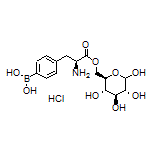 4-[(2S)-2-Amino-3-oxo-3-[[(2R,3S,4S,5R)-3,4,5,6-tetrahydroxytetrahydro-2H-pyran-2-yl]methoxy]propyl]phenylboronic Acid Hydrochloride