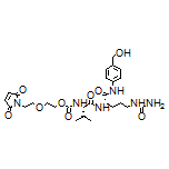 2-[2-(2,5-Dioxo-2,5-dihydro-1H-pyrrol-1-yl)ethoxy]ethyl [(S)-1-[[(S)-1-[[4-(Hydroxymethyl)phenyl]amino]-1-oxo-5-ureido-2-pentyl]amino]-3-methyl-1-oxo-2-butyl]carbamate