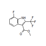 Methyl 7-Fluoro-2-(trifluoromethyl)-1H-indole-3-carboxylate