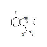 Methyl 7-Fluoro-2-isopropyl-1H-indole-3-carboxylate