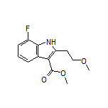 Methyl 7-Fluoro-2-(2-methoxyethyl)-1H-indole-3-carboxylate