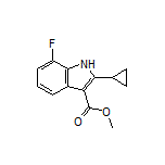 Methyl 2-Cyclopropyl-7-fluoro-1H-indole-3-carboxylate