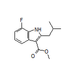 Methyl 7-Fluoro-2-isobutyl-1H-indole-3-carboxylate