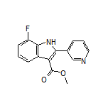 Methyl 7-Fluoro-2-(pyridin-3-yl)-1H-indole-3-carboxylate
