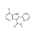 Methyl 7-Fluoro-2-(2-pyridyl)-1H-indole-3-carboxylate