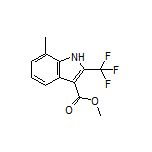 Methyl 7-Methyl-2-(trifluoromethyl)-1H-indole-3-carboxylate