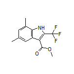 Methyl 5,7-Dimethyl-2-(trifluoromethyl)-1H-indole-3-carboxylate