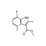Methyl 7-Fluoro-2,4-dimethyl-1H-indole-3-carboxylate