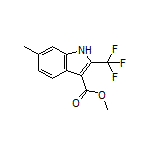 Methyl 6-Methyl-2-(trifluoromethyl)-1H-indole-3-carboxylate