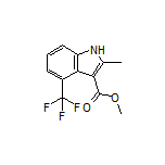 Methyl 2-Methyl-4-(trifluoromethyl)-1H-indole-3-carboxylate