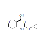 [(3R,4R)-4-(Boc-amino)tetrahydro-2H-pyran-3-yl]methanol