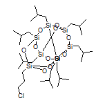 1-(3-Chloropropyl)-3,5,7,9,11,13,15-heptaisobutyl-2,4,6,8,10,12,14,16,17,18,19,20-dodecaoxa-1,3,5,7,9,11,13,15-octasilapentacyclo[9.5.1.13,9.15,15.17,13]icosane