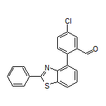 5-Chloro-2-(2-phenylbenzo[d]thiazol-4-yl)benzaldehyde