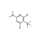 4,6-Difluoro-N,N-dimethyl-5-(trimethylsilyl)pyridin-2-amine