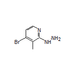 4-Bromo-2-hydrazinyl-3-methylpyridine