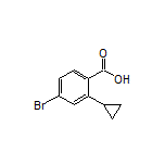 4-Bromo-2-cyclopropylbenzoic Acid