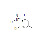 1-Bromo-3-fluoro-5-methyl-2-nitrobenzene