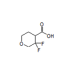 3,3-Difluorotetrahydro-2H-pyran-4-carboxylic Acid