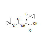 (R)-2-(Boc-amino)-3-(1-fluorocyclopropyl)propanoic Acid