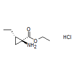 Ethyl (1S,2S)-1-Amino-2-ethylcyclopropanecarboxylate Hydrochloride