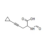 5-Cyclopropyl-2-formamido-4-pentynoic Acid