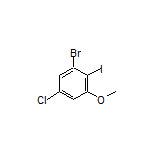 1-Bromo-5-chloro-2-iodo-3-methoxybenzene