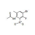 N-(4-Bromo-3-fluoro-6-methyl-2-nitrophenyl)acetamide