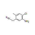 2-(5-Amino-4-chloro-2-methylphenyl)acetonitrile