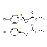 Ethyl rel-(1R,2R)-2-(4-Chlorophenyl)-2-fluorocyclopropanecarboxylate