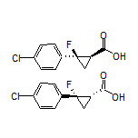 rel-(1R,2R)-2-(4-Chlorophenyl)-2-fluorocyclopropanecarboxylic Acid