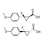 rel-(1R,2R)-2-Fluoro-2-(4-methoxyphenyl)cyclopropanecarboxylic Acid
